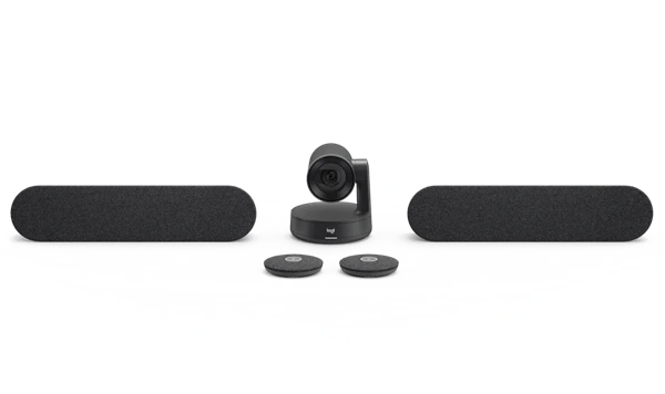 Logitech® Rally Plus Ultra-HD ConferenceCam - BLACK - USB