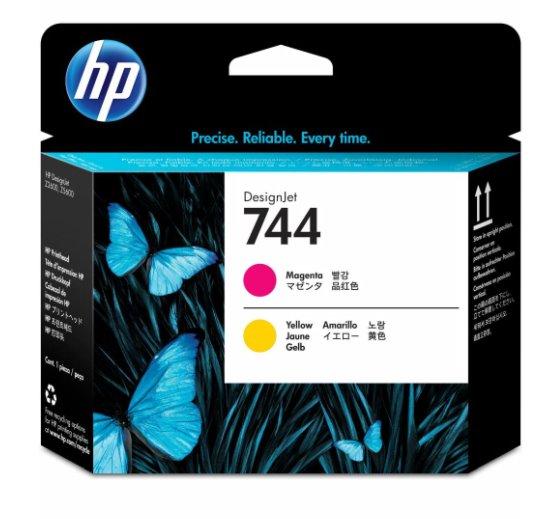 HP 744 Magenta & Yellow Printhead