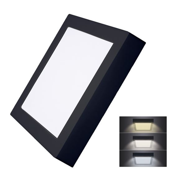 Solight LED mini panel CCT, prisazený, 18W, 1530lm, 3000K, 4