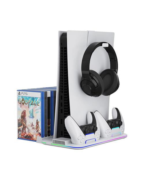 Canyon CS-51, multifiukčný stojan pre PS5 Slim, s chladením,
