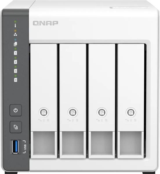 QNAP TS-433 (4core 2,0GHz + NPU, 4GB DDR4 RAM, 4x SATA, 1x G