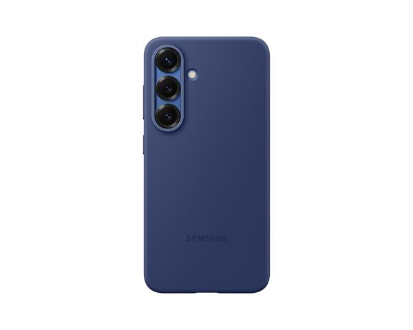 SAMSUNG Silikónový zadný kryt pre Galaxy S25, tmavomodrý