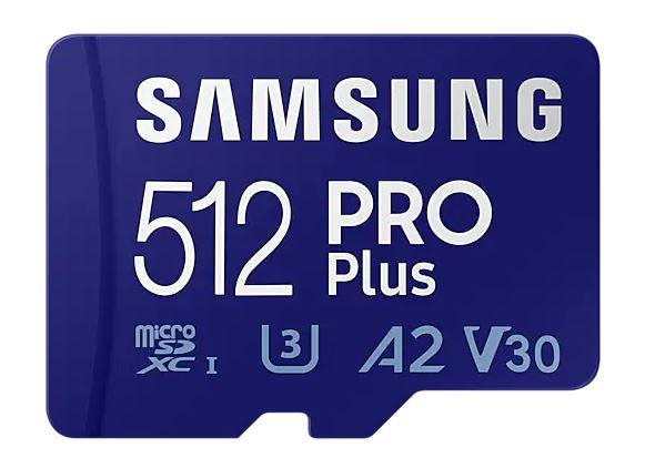 512 GB . microSDXC karta Samsung PRO Plus 2023 + adapter