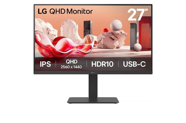 LG 27BA65QB-B 27"W IPS 2560x1440 5ms 5 000 000:1 350cd DP HD