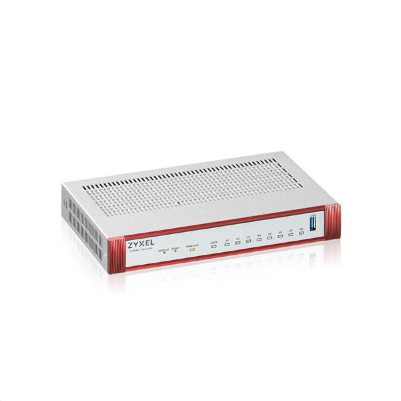 Zyxel USG FLEX 100H Series, 8 Gigabit user-definable ports,