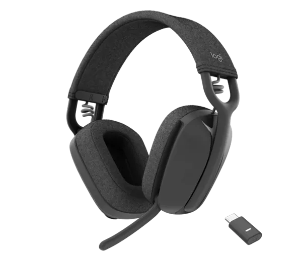 Logitech® Zone Vibe Wireless UC wireless headset - GRAPHITE