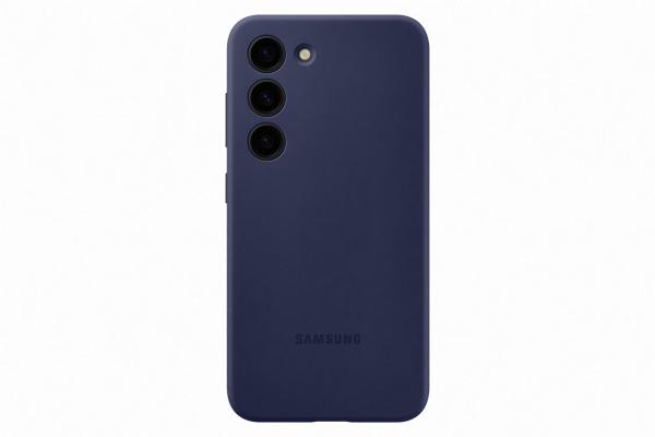 Samsung Silikónový zadný kryt pre Samsung Galaxy S23+, tmavo