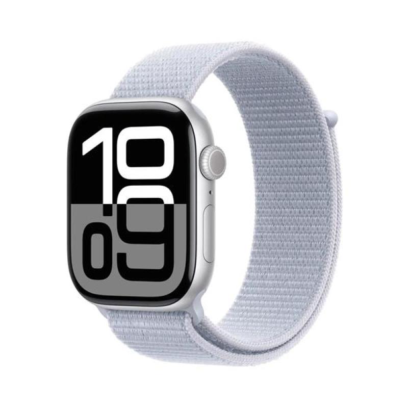 Apple Watch Series 10 GPS 46mm Silver Aluminium Case with Bl