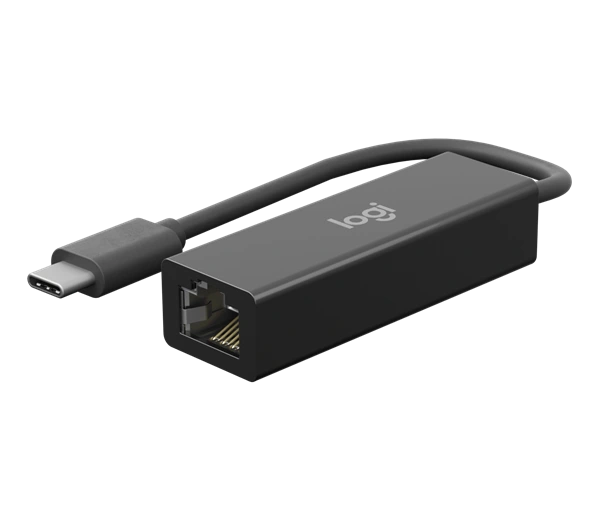 Logitech® USB-C-to-Ethernet Adapter-GRAPHITE