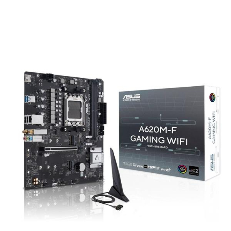 ASUS A620M-F GAMING WIFI soc.AM5 A620A DDR5 mATX M.2 HDMI