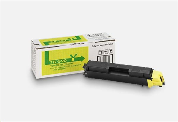 KYOCERA TK-590Y Toner yellow na 5 000 A4 (pri 5% pokrytí),p