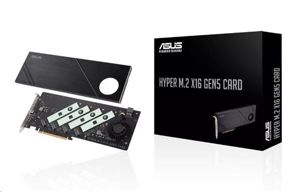 ASUS Hyper M.2 x16 Gen5 Card (PCIe 5.0/4.0) - rozširujúca ka