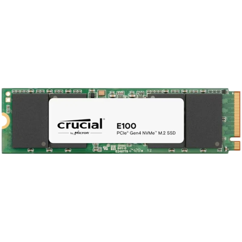Crucial E100 1TB SSD PCIe NVMe M.2 2280, r5000MB/s, w3000MB/