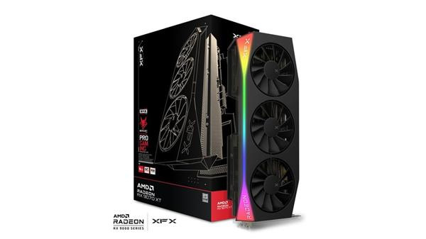 XFX Radeon RX-9070XT Mercury OC Gaming Edition RGB 16GB GDDR
