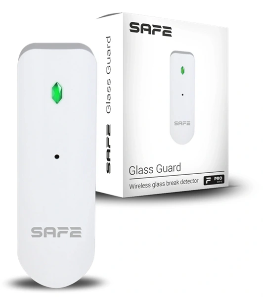 ProSafe Glass Guard Bezdrôtový, kompaktný detektor triešteni
