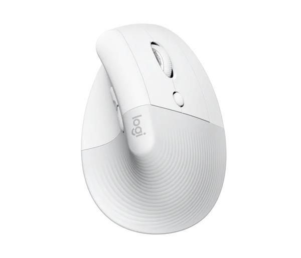 Logitech® Lift Vertical Ergonomic Mouse - OFF-WHITE/PALE GRE
