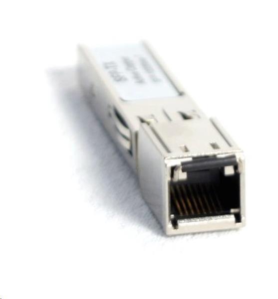 SFP transceiver 1,25Gbps, 1000BASE-T, UTP Cat5, 100m, RJ-45,