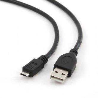 Gembird kábel USB 2.0 (AM) na MicroUSB(M), 0.5 m, čierny