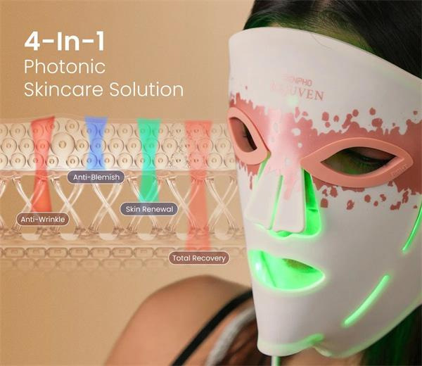 Renpho Rejuven Artemis Blush LED Light Therapy Mask, 432 vys