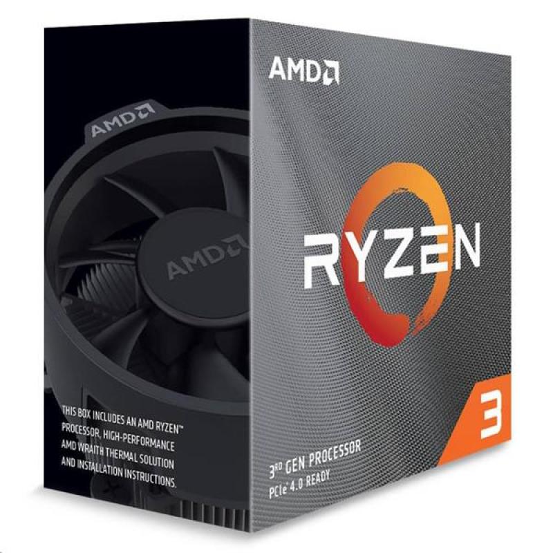 AMD, Ryzen 3 3100, Processor BOX, soc. AM4, 65W, with Wraith