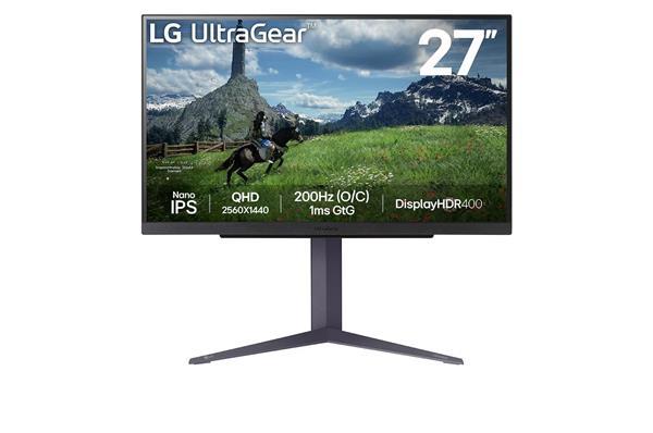 LG 27GS85Q-B 27"W Nano IPS 2560x1440 1ms 5 000 000:1 400cd D