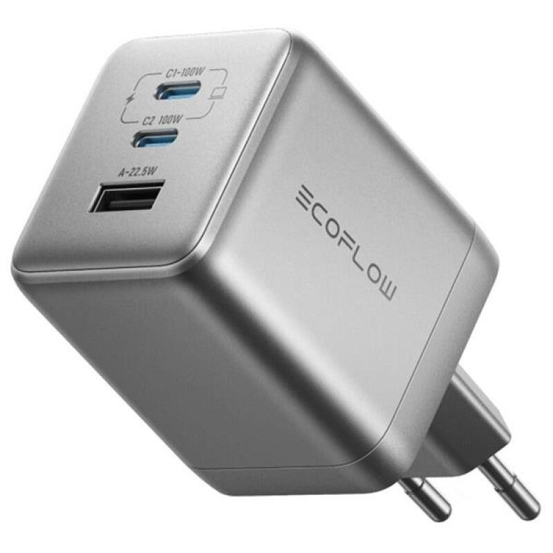 EcoFlow RAPID Pro Nabíjačka EU (100W, 3 porty, GaN)