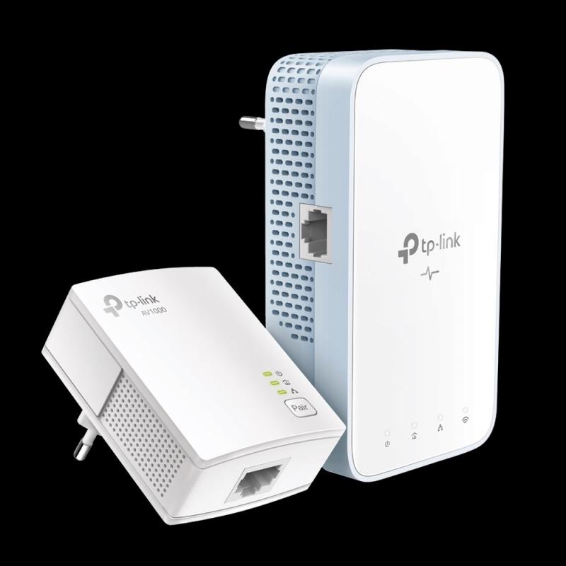 TP-LINK "AV1000 Gigabit Powerline AC750 Wi-Fi KitKIT: 1× TL-