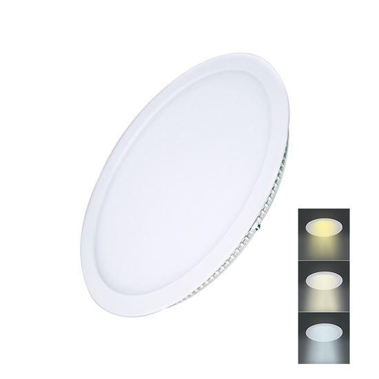 Solight LED mini panel CCT, podhľadový, 18W, 1530lm, 3000K,