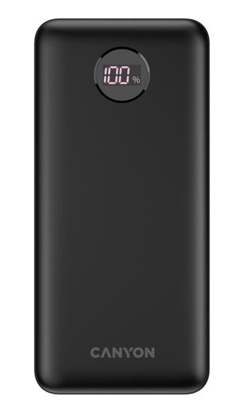 Canyon PB-2002, Powerbank, Li-Pol, 20.000 mAh, Digitálny dis