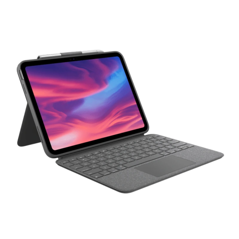 Logitech® Combo Touch for iPad (10th gen) - OXFORD GREY - US
