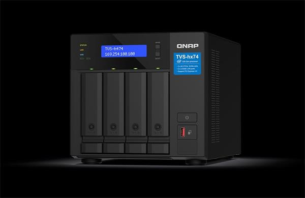 QNAP™ TVS-h474-PT-8G 4bay 2xM.2 8GB 2xLAN 2,5GbE Tower