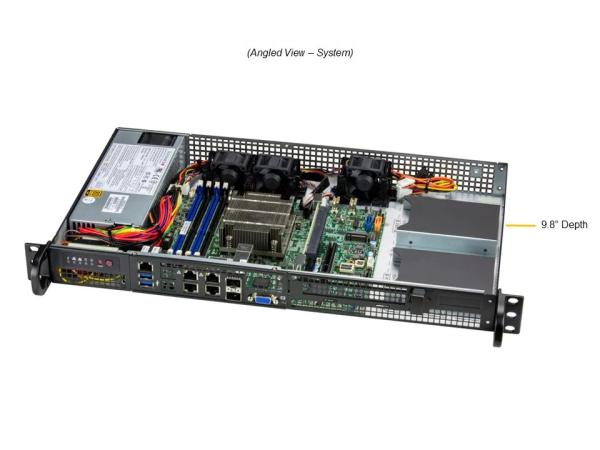 Supermicro Server  SYS-510D-4C-FN6P P mini1U SP