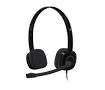 Logitech® H151 Stereo Headset - BLACK