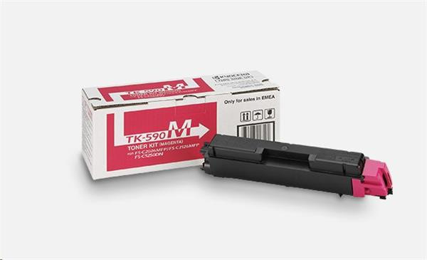KYOCERA TK-590M Toner magenta na 5 000 A4 (pri 5% pokrytí),p