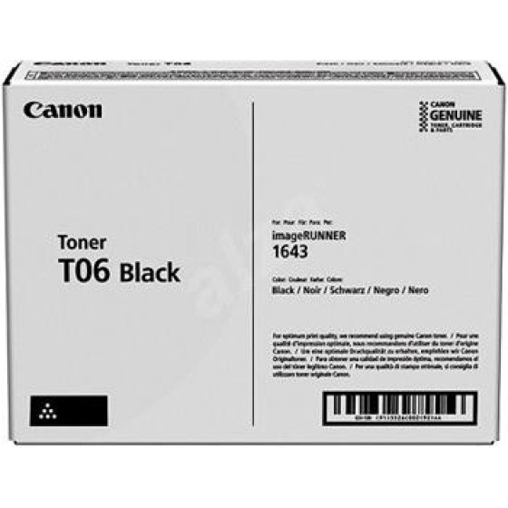 toner CANON T06 black iR 1643i/1643iF (3526C002)