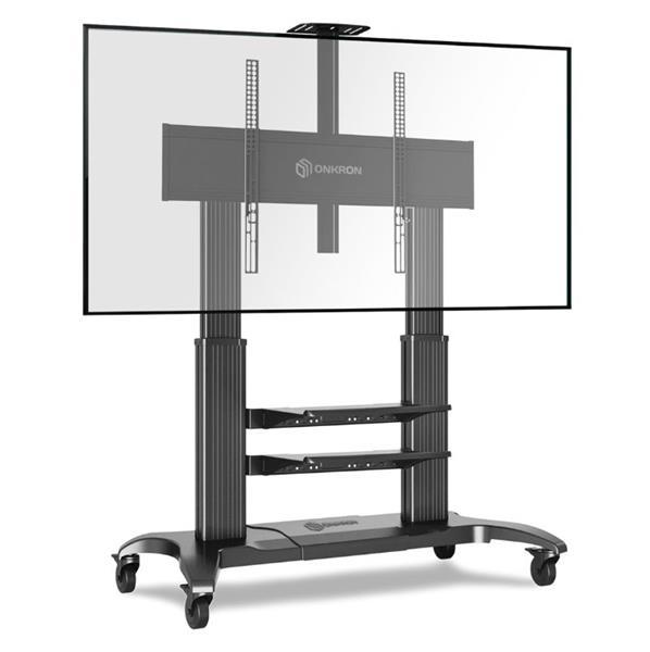 ONKRON Mobile TV Stand Rolling TV Cart for 60 to 100-Inch Sc