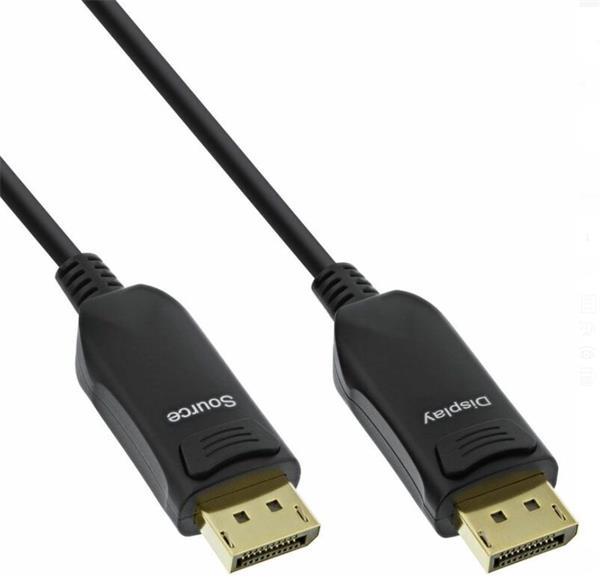 Kábel DisplayPort M/M 15m, 8K@60Hz UHD v1.4, AOC, 32.4Gbit/s