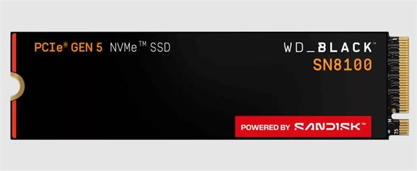 WD Black SN8100 NVMe™ 8 TB SSD M.2 PCIe Gen5 ×4 NVMe, ( r149