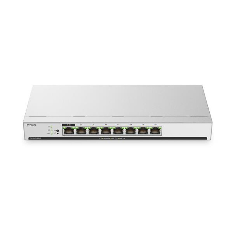 Zyxel GS1915-8PDv2, 8-port GbE, UTP Powered Smart Managed Sw