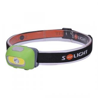 Solight LED čelové svietidlo, 3W Cree + 3W COB, 120lm, biel