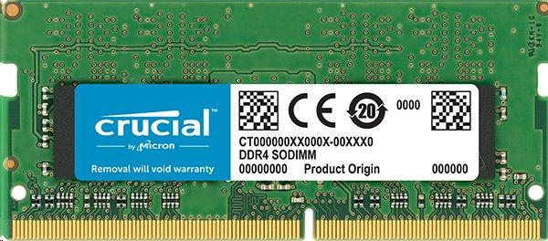 16GB DDR4 3200 MT/s (PC4-25600) CL22 DR x16 Crucial Unbuffer