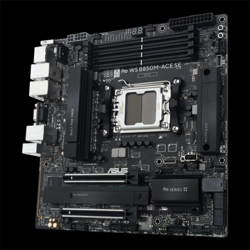 ASUS PRO WS B850M-ACE SE EPYC™ 4005 Series, DDR5,PCIe 5.0 x