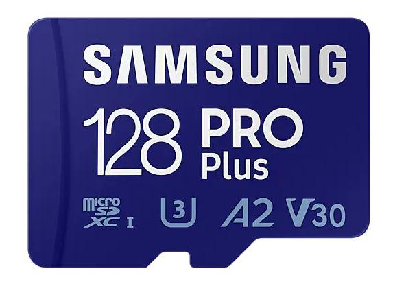 128 GB . microSDXC karta Samsung PRO Plus 2023 + adaptér