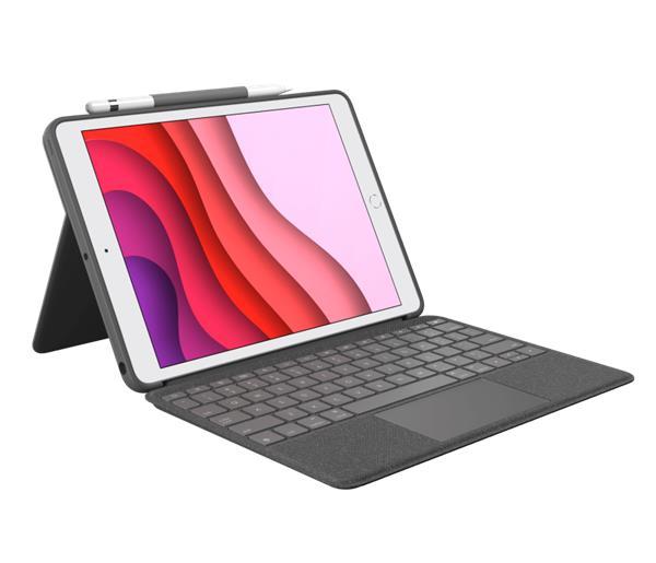 Logitech® Combo Touch for iPad (7th generation) - GRAPHITE -