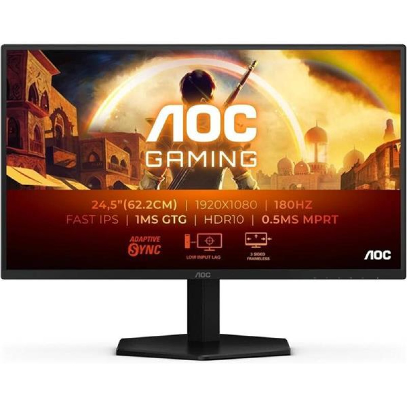 AOC 25G42E 24,5" Fast IPS 1920x1080 80M:1 1ms 300cd HDMI DP