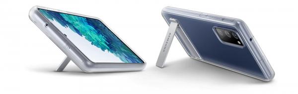 Samsung Priehľadný zadný kryt so stojanom pre Galaxy S20 FE