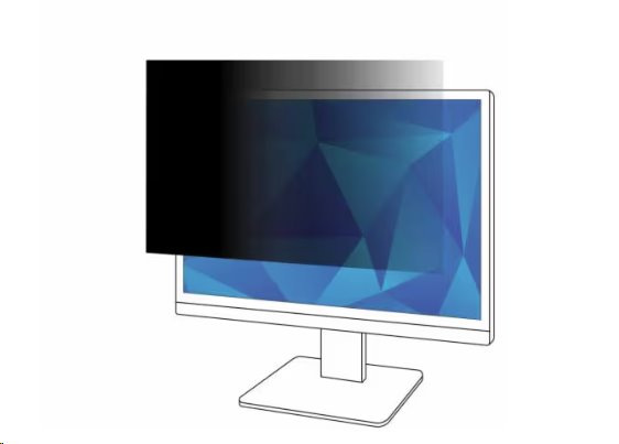3M Privacy Filter Monitor PF220W1B 22" 16:10 474mm x 297mm