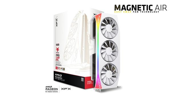 XFX Radeon RX-9070XT Mercury OC White Magnetic Air Edition R