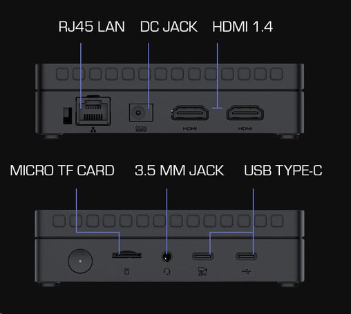 Prestigio solutions Mini PC,ALDER LAKE N100, 3,4GHz, 8GB RAM, 256GB SDD M.2,INTEL Gr,WIFI 4