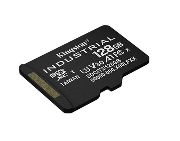 128 GB . microSDXC karta Kingston Industrial C10 A1 pSLC Car